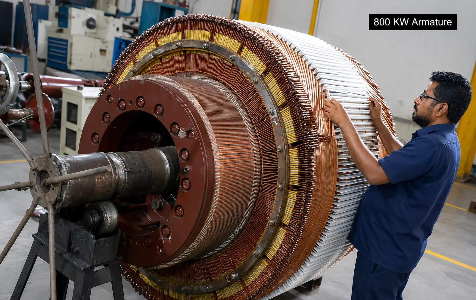 800 kW Armature Rewinding
